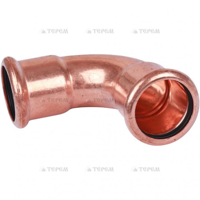Sanha 6002A, отвод 90° ВПр-ВПр, 28, для медных труб прессовой