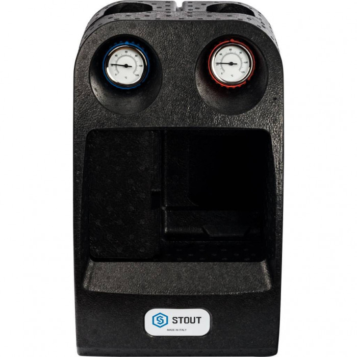 STOUT Насосная группа с 3-ходовым приводным смесителем 1 1/4" без насоса DN 32, 39 kW[DT10°C]