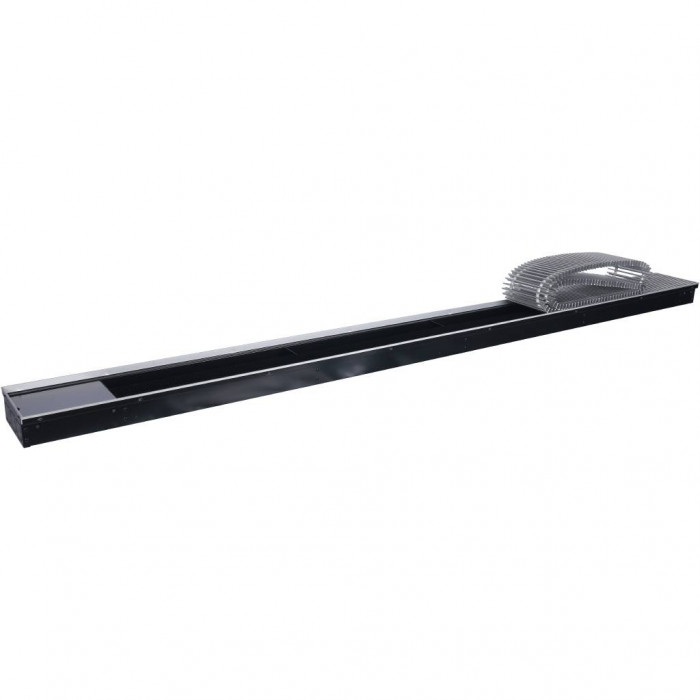 STOUT Конвектор внутрипольный SCN 80.190.2400 (Решётка роликовая, анодированный алюминий)