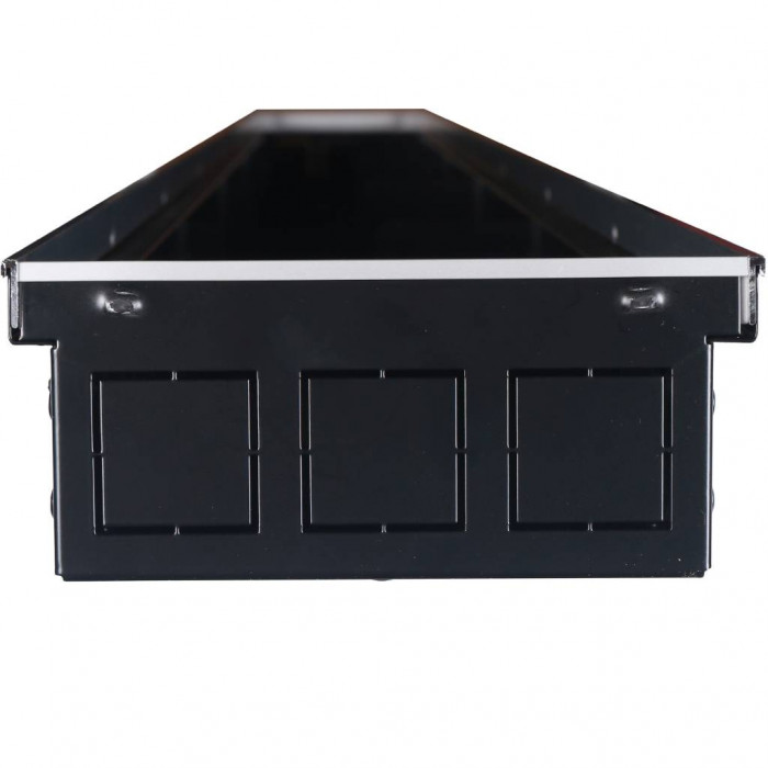 STOUT Конвектор внутрипольный SCN 80.190.2400 (Решётка роликовая, анодированный алюминий)