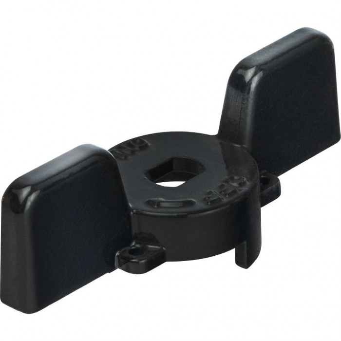 STOUT Ручка-бабочка для шарового крана STOUT 1"- 1 1/4" (Чёрная)