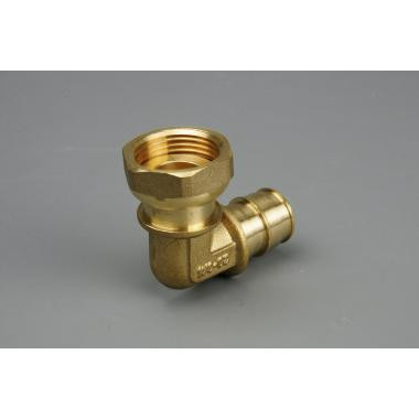 ONE PLUS Угол с накидной гайкой 25*3/4" латунь ОР