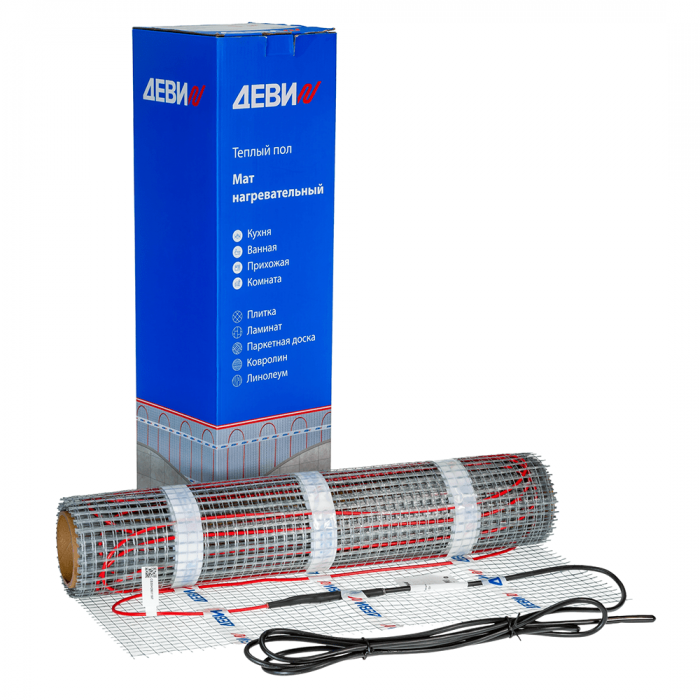 Нагревательный мат ДЕВИ Comfort Mat-150T   1200 Вт   230 В   8 м2