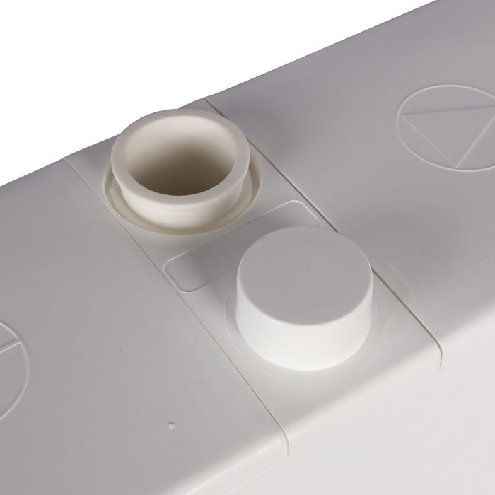 Канализационная насосная установка ROMMER BIOLIFT R-4S, выход сбоку 1х100 мм/3х40 мм