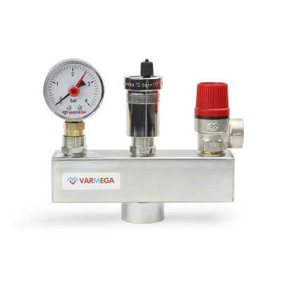 Группа безопасности котла Varmega VM16301, 1&quot;, сталь, до 50 кВт