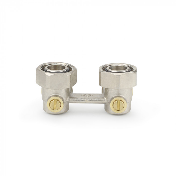 Узел нижнего подключения Varmega VM14011 3/4", угловой, для двухтрубных систем