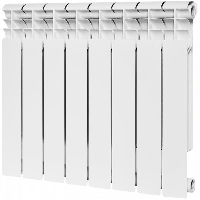 ROMMER Profi BM 500 (BI500-80-80-150) 8 секции радиатор биметаллический (RAL9016)