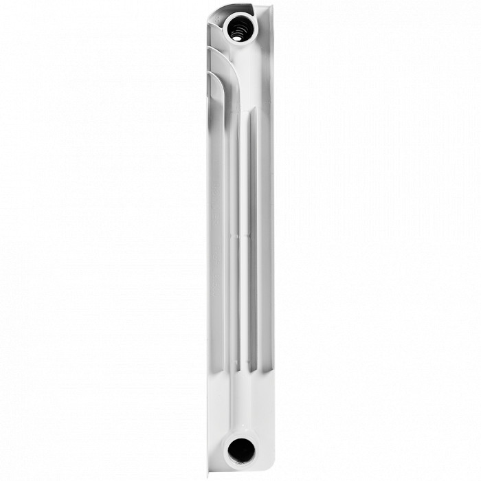 Биметаллический радиатор ROMMER Profi BM 500, 8 секций, боковое подключение, белый