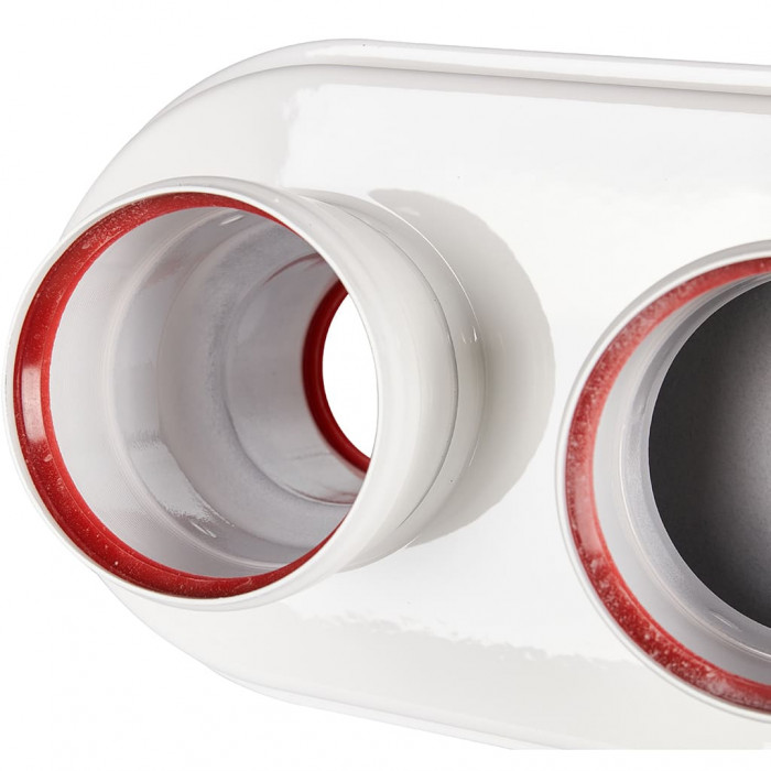 ROMMER RCA-8080-210002 Адаптер моноблочный для перехода на двухтрубную систему 80/80 (Baxi (кроме ECO Nova/Classic), Viessmann, Kiturami, Mizudo, Beretta, Oasis, Wolf, Haier, DeDietrich) в комплекте хомут