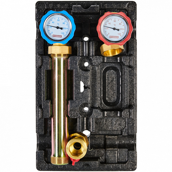 Насосная группа ROMMER RDG-1001 с прямым контуром без насоса