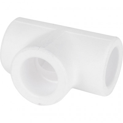 Тройник Kalde d=20 для полипропиленовых труб под сварку (цвет белый)