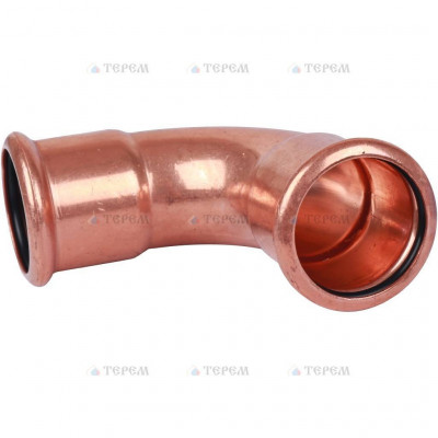 Sanha 6002A, отвод 90° ВПр-ВПр, 35, для медных труб прессовой