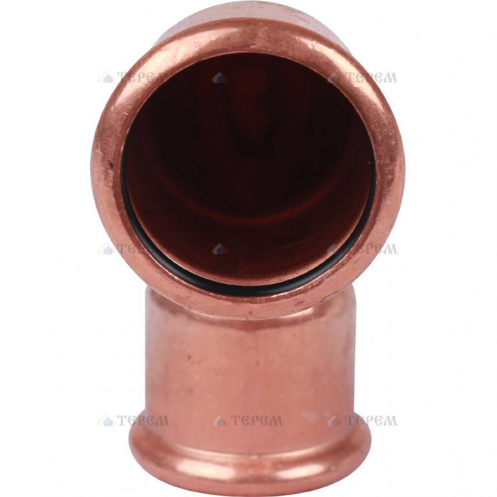 Sanha 6002A, отвод 90° ВПр-ВПр, 35, для медных труб прессовой