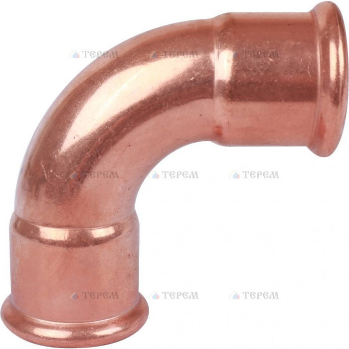 Sanha 6002A, отвод 90° ВПр-ВПр, 35, для медных труб прессовой