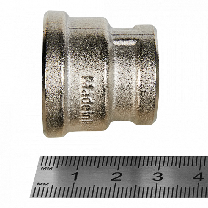 STOUT Муфта ВВ переходная никелированная 3/4X1/2