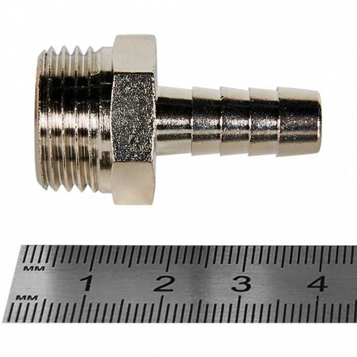 STOUT Штуцер НР никелированный 1/2 x10