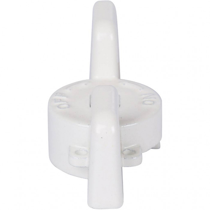 STOUT Ручка-бабочка для шарового крана STOUT 1"- 1 1/4" (Белая)
