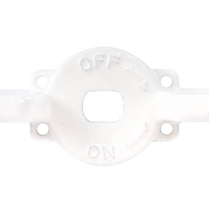 STOUT Ручка-бабочка для шарового крана STOUT 1"- 1 1/4" (Белая)