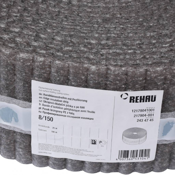 Профилированная отстенная изоляция REHAU 8/150 мм (12179041001)