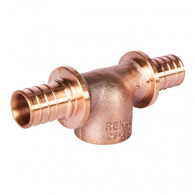 REHAU RAUTITAN Тройник с внутренней резьбой на боковом проходе 25-Rp3/4-25 для труб из сшитого полиэтилена