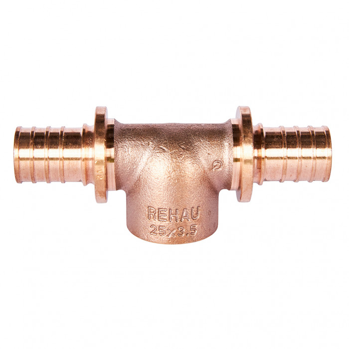 REHAU RAUTITAN Тройник с внутренней резьбой на боковом проходе 25-Rp3/4-25 для труб из сшитого полиэтилена