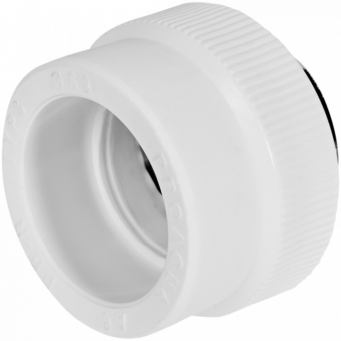 Pro Aqua PA22524P Pro Aqua d= 63-2 PP-R Муфта комбинированная под ключ ВР Белая