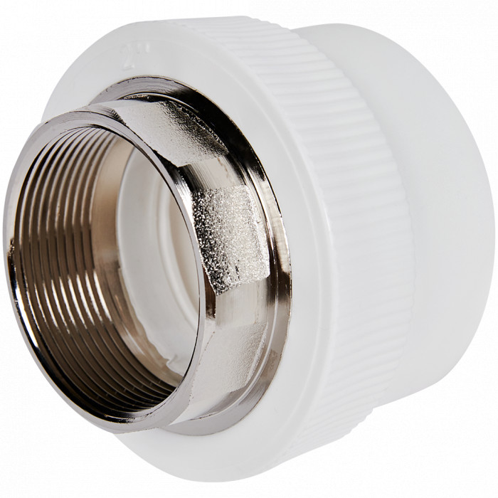 Pro Aqua PA22524P Pro Aqua d= 63-2 PP-R Муфта комбинированная под ключ ВР Белая