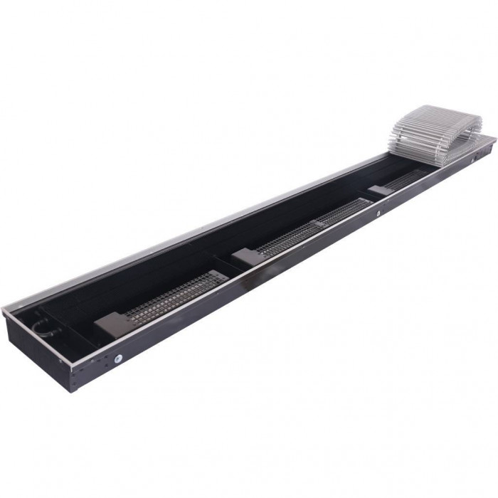 Уцененный товар (упаковка нарушена, нетоварный вид, потертости): STOUT Конвектор внутрипольный SCQ 75.240.2250 (Решётка роликовая)