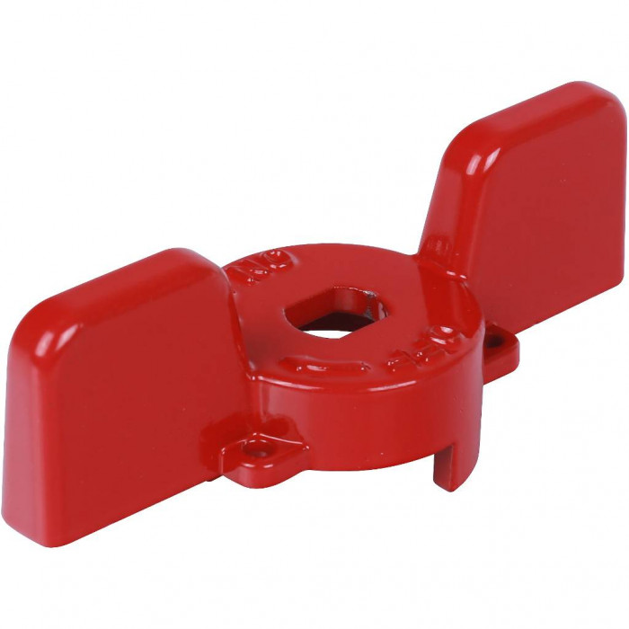 STOUT Ручка-бабочка для шарового крана STOUT 1"- 1 1/4" (Красная)