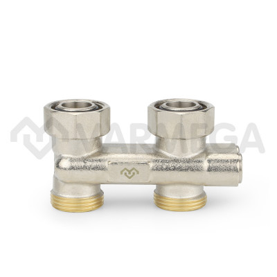 Узел нижнего подключения Varmega VM13951, 3/4&quot;EKх3/4&quot;EK НР-ВР, прямой, перекрестный