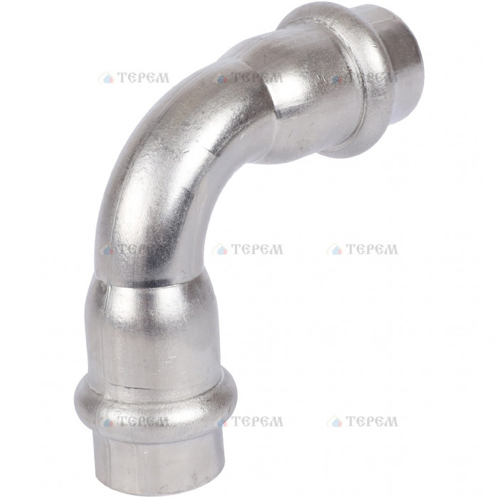 Sanha 9002A пресс-фит. нерж.сталь, отвод 90° ВПр-ВПр, 15