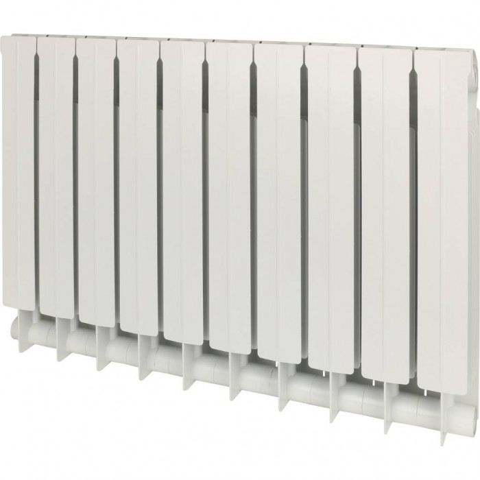 Биметаллический радиатор Global STYLE PLUS 500, 10 секций, боковое подключение, белый