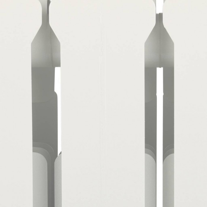 Биметаллический радиатор Global STYLE PLUS 500, 10 секций, боковое подключение, белый