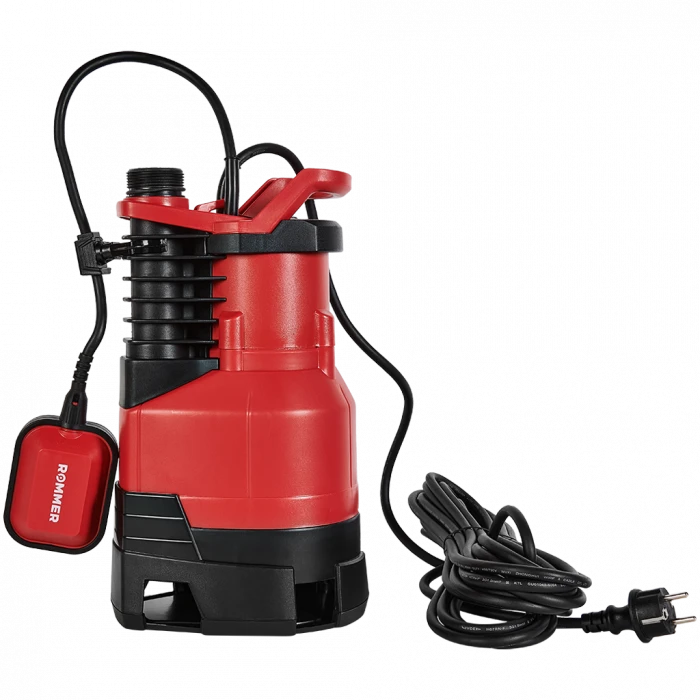 Насос дренажный ROMMER PROFI, кабель 10м, 900 Вт, для грязной воды