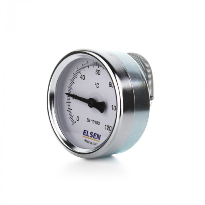 Термометр биметаллический накладной, диаметр корпуса 63 мм