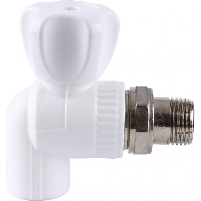 Kalde Кран шаровой разборный угловой с накидной гайкой 20х1/2