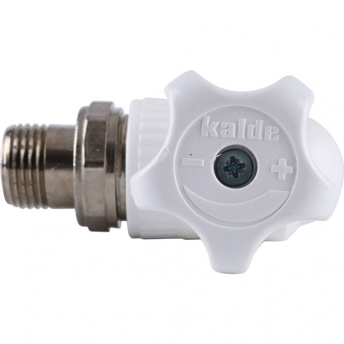 Kalde Кран шаровой разборный угловой с накидной гайкой 20х1/2