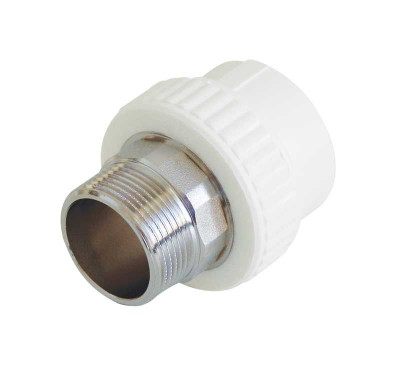 Муфта комбинированная Kalde под шестигранник (наруж. резьба, 75x2 1/2 ) для полипропиленовых труб под сварку