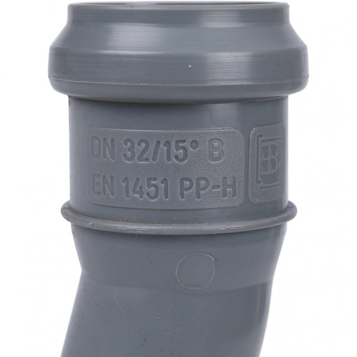 Kolano 32/15 (504001CR) (504001.R) Sinikon СТАНДАРТ Отвод D 32x15°