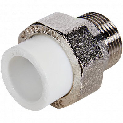 Pro Aqua PA21011 Pro Aqua d=20-1 PP-R Муфта комбинированная разъемная (американка) НР Белая