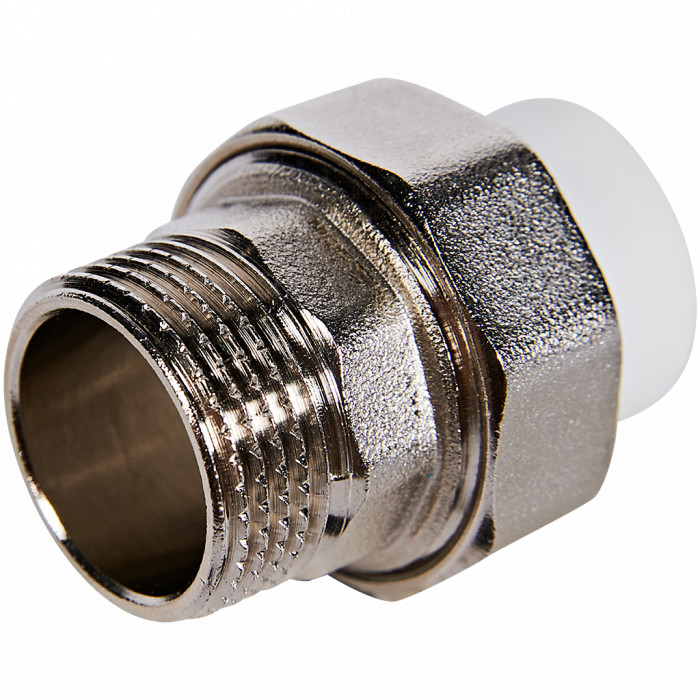 Pro Aqua PA21011 Pro Aqua d=20-1 PP-R Муфта комбинированная разъемная (американка) НР Белая