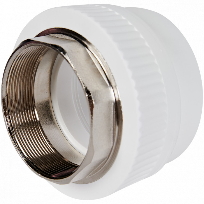 Pro Aqua PA22528 Pro Aqua d= 90-3 PP-R Муфта комбинированная под ключ ВР Белая