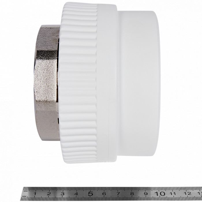 Pro Aqua PA22528 Pro Aqua d= 90-3 PP-R Муфта комбинированная под ключ ВР Белая
