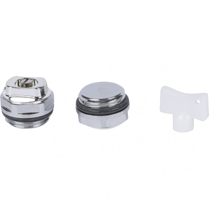 Global 011046 CHROME Global KIT 1/2 Присоединительный набор для радиатора (цвет хром.))