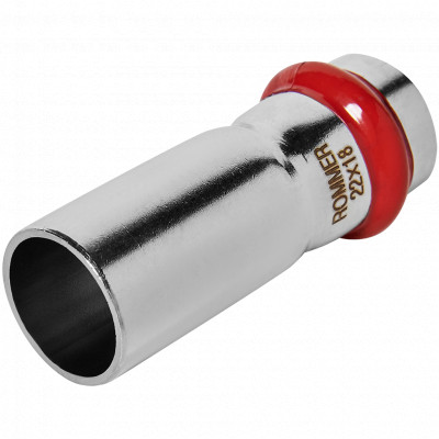 ROMMER RSS-0020-002218 Муфта переходная-НПр, 22х18, из нержавеющей стали прессовой