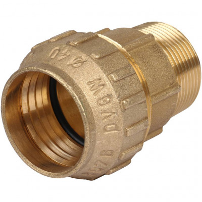 3400004 TIEMME Муфта с наружной резьбой 40х1 1/4 для труб ПНД винтовой