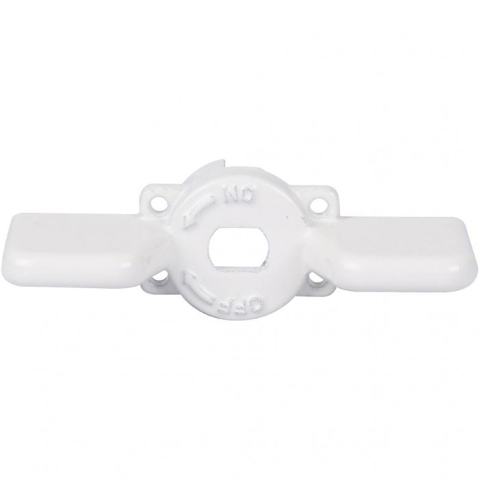 STOUT Ручка-бабочка для шарового крана STOUT 1/2"-3/4" (Белая)