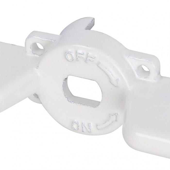 STOUT Ручка-бабочка для шарового крана STOUT 1/2"-3/4" (Белая)