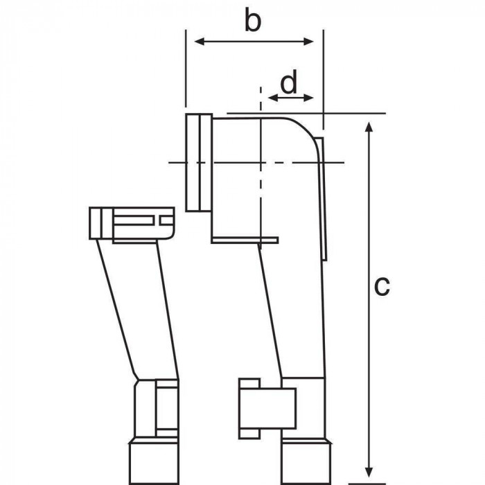 Розетка настенная REHAU для фланцевых угольников (11370351001)