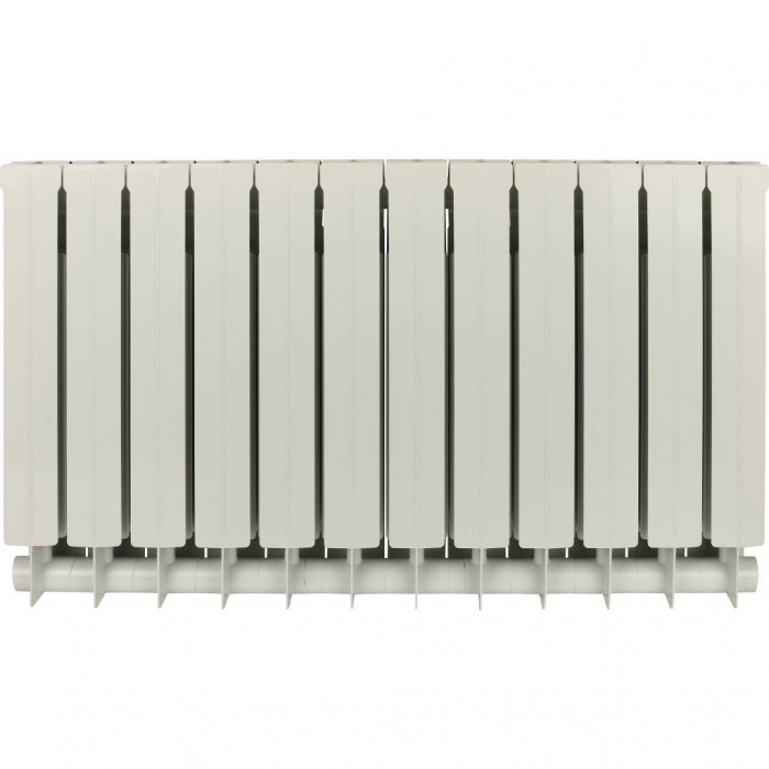 Биметаллический радиатор Global STYLE PLUS 500, 12 секций, боковое подключение, белый